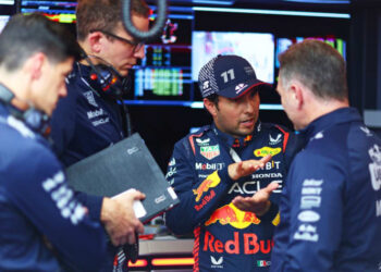Red Bull explica la mala estrategia de Checo Pérez en la calificación en Las Vegas