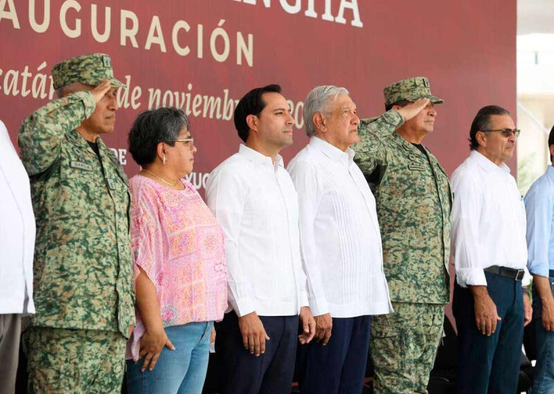 López Obrador y Mauricio Vila inauguran Parque La Plancha en Yucatán