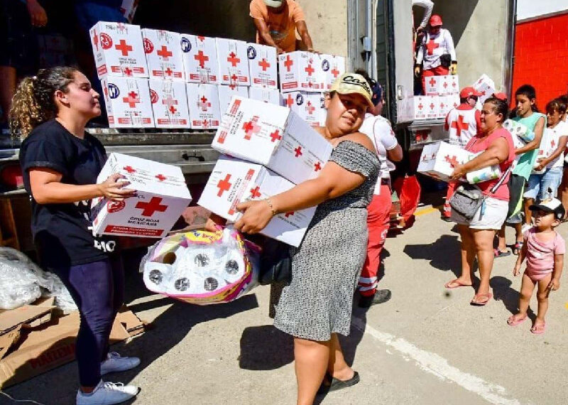 Cruz Roja entrega más de 3 mil toneladas de ayuda a damnificados por ‘Otis’