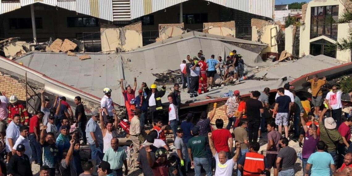 Tras un mes del derrumbe de la iglesia en Ciudad Madero, aún no hay peritaje