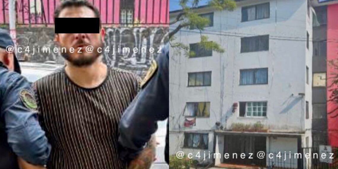 Hombre asesina a mujer en departamento de Lomas de Plateros, Álvaro Obregón