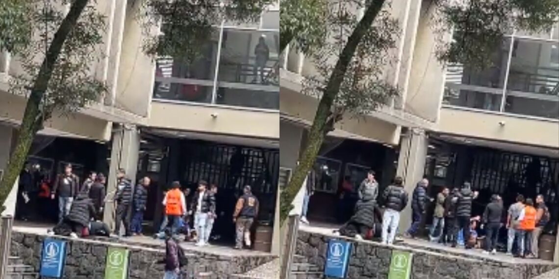 Porros irrumpen Facultad de Contaduría en CU; hay 4 detenidos