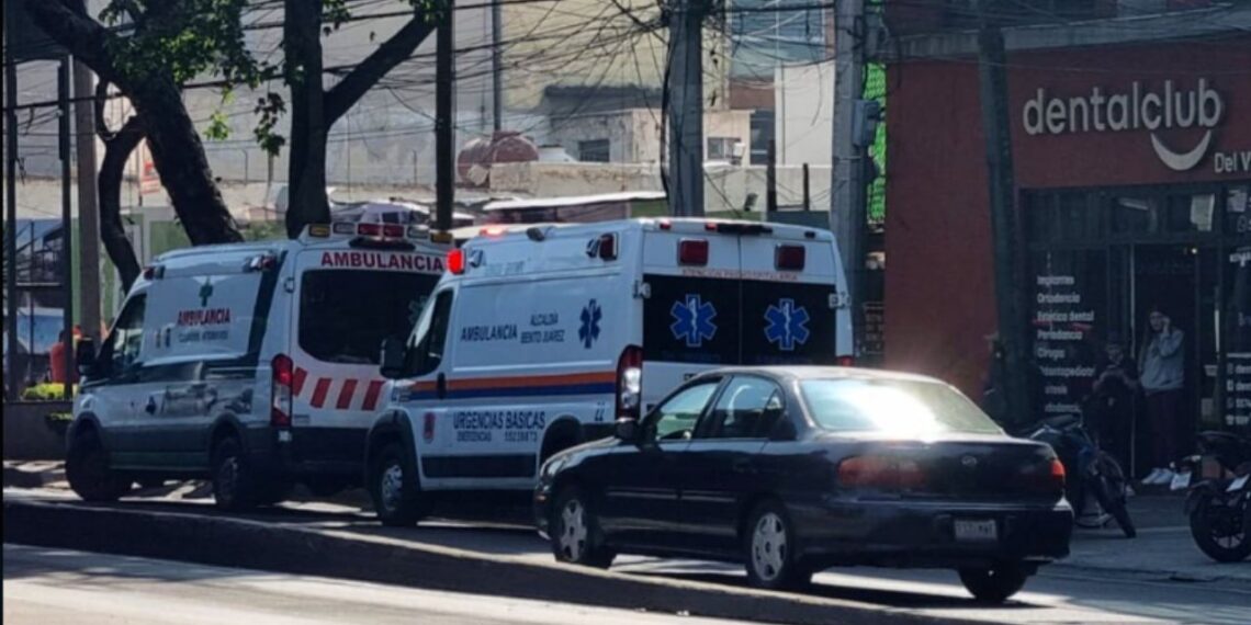 Sujetos balean a hombre en la colonia Del Valle, en la Benito Juárez