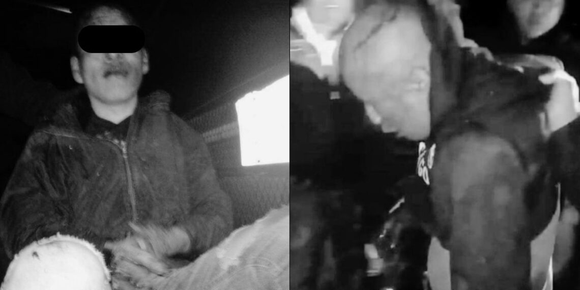 Taxistas intentan linchar a asaltantes en Temoaya, Edomex