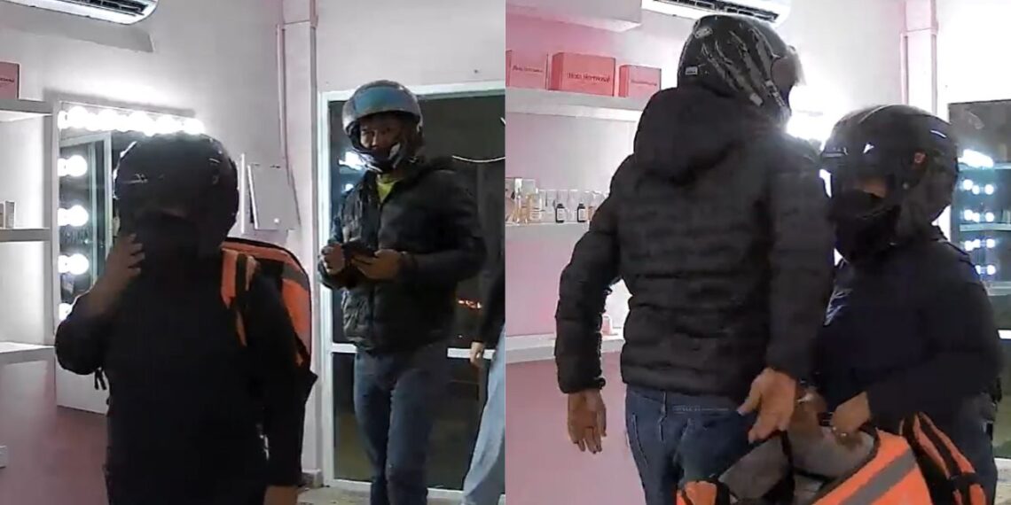 Supuestos repartidores de Rappi asaltan comercio en Veracruz