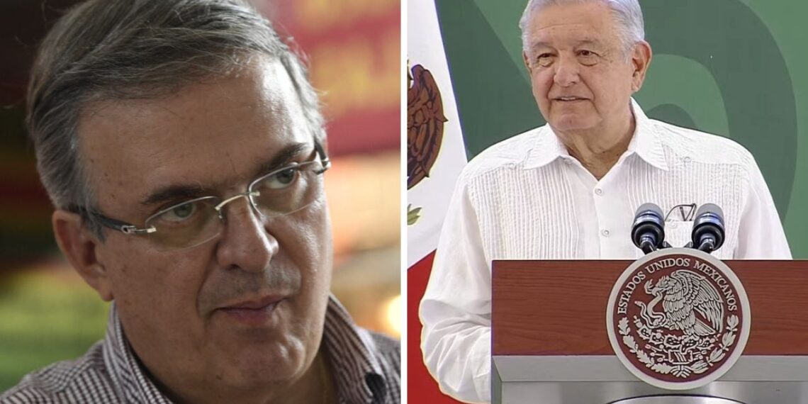 AMLO celebra la permanencia de Ebrard en Morena