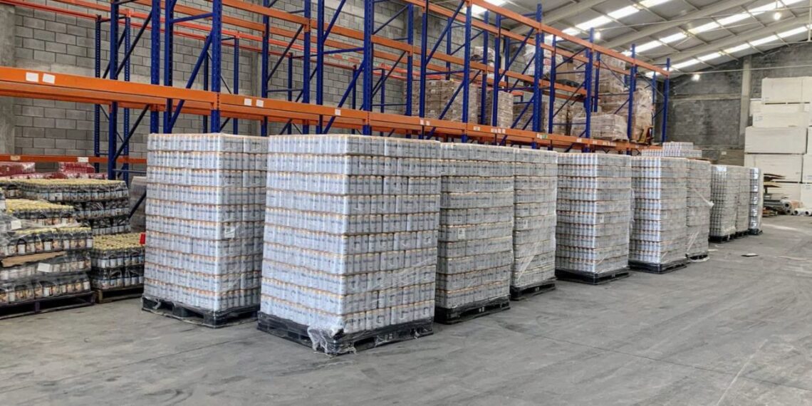Recuperan mega cargamento de cerveza robada en Nuevo León