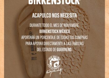Birkenstock donará porcentaje de todas sus compras para ayudar a personas damnificadas