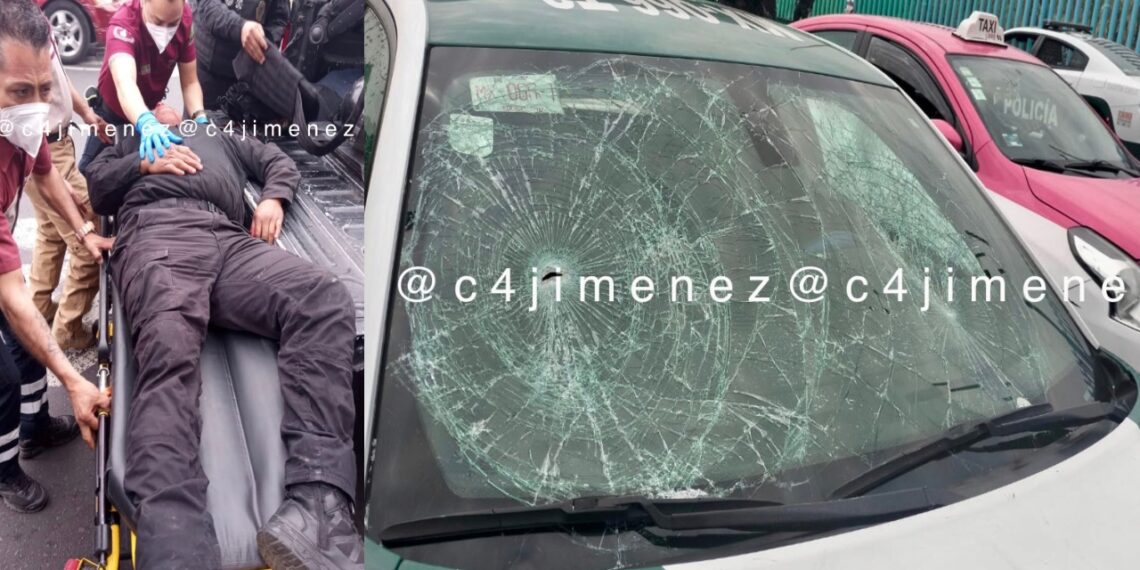 Golpean a policías en Iztapalapa; hay uniformados heridos y patrullas dañadas