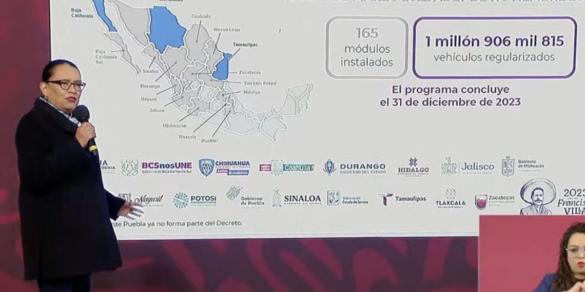 Regularización de autos procedentes de Europa inicia el 1 de diciembre: Rosa Icela