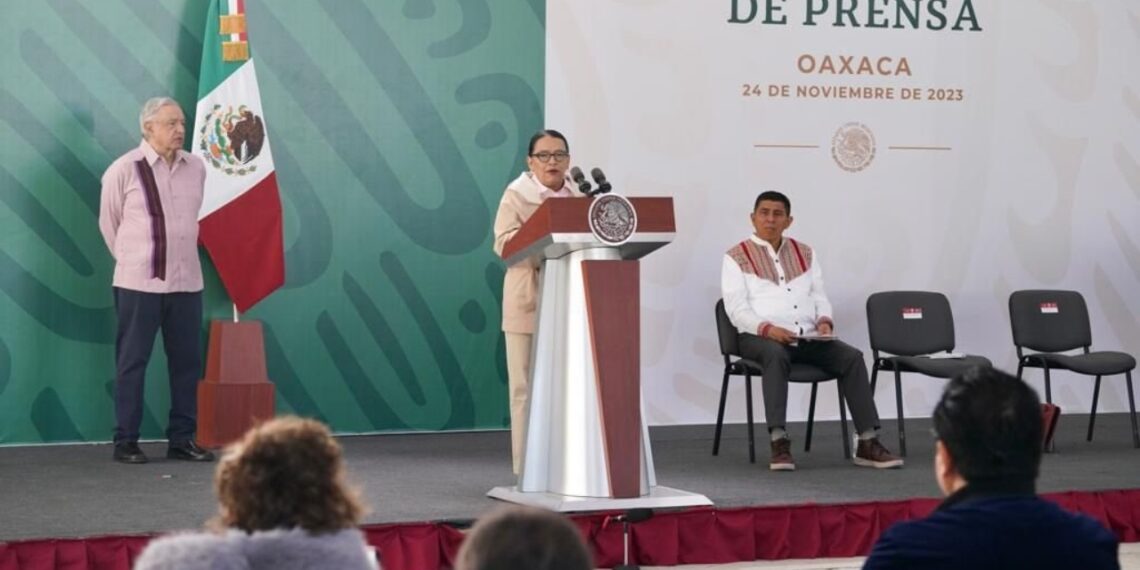 Rosa Icela Rodríguez anuncia acciones de gobierno para reducir delitos contra las mujeres