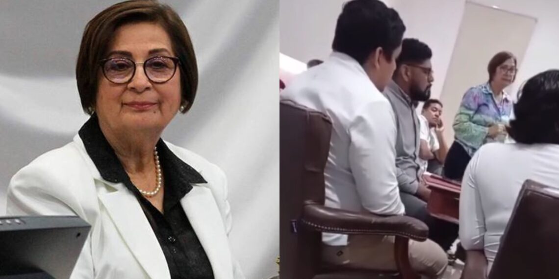 Diputada de Morena regaña a indígenas: “Se me habla de frente y en español”