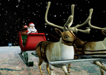 Cómo seguir a Santa Claus y conocer la hora de su llegada a México