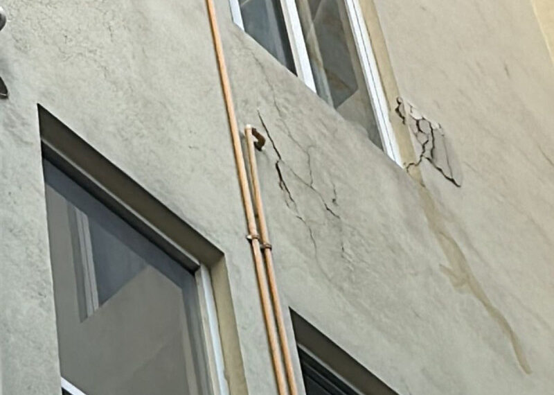 Microsismos dejan cuarteaduras y grietas en edificios en la CDMX