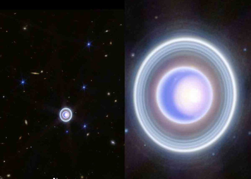 La NASA publica impresionante foto de Urano y revela sus anillos, lunas y tormentas con increíble detalle