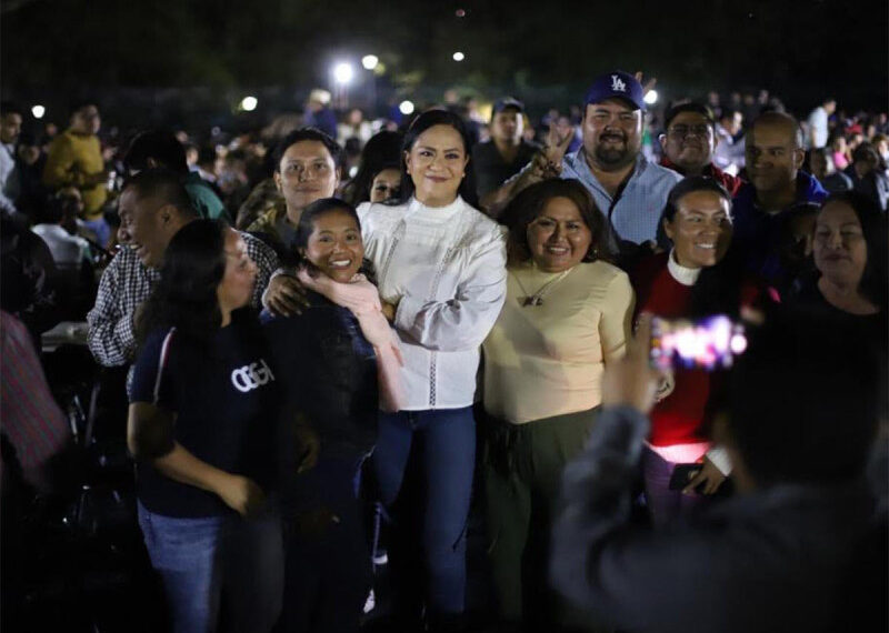 Ariadna Montiel celebró Nochebuena con Servidores de la Nación desde Guerrero