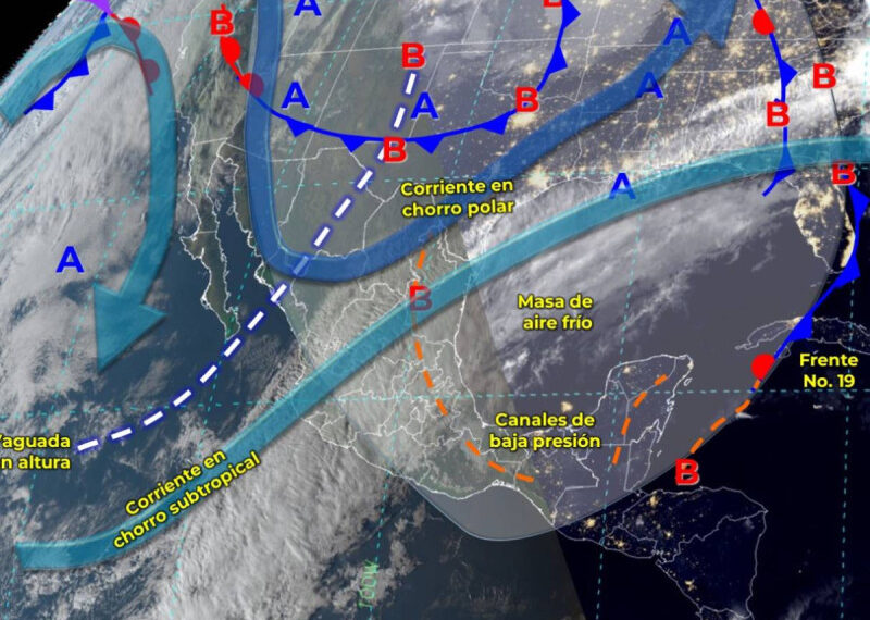 ¡Siguen las heladas! Frente frío 19 provoca temperaturas bajas