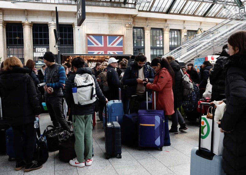 Por inundaciones en Reino Unido, cancelan trenes entre Londres y el continente europeo