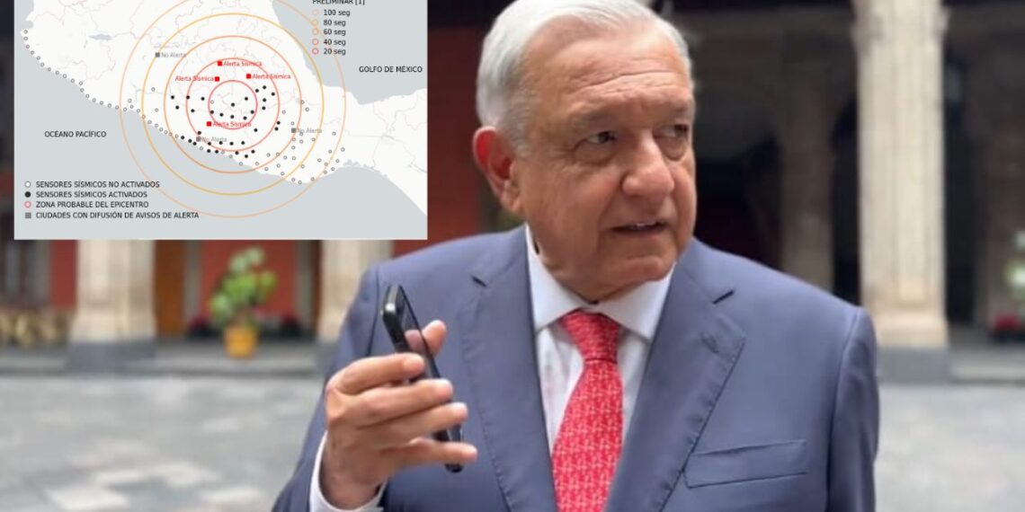 AMLO da la instrucción de hacer revisión tras sismo