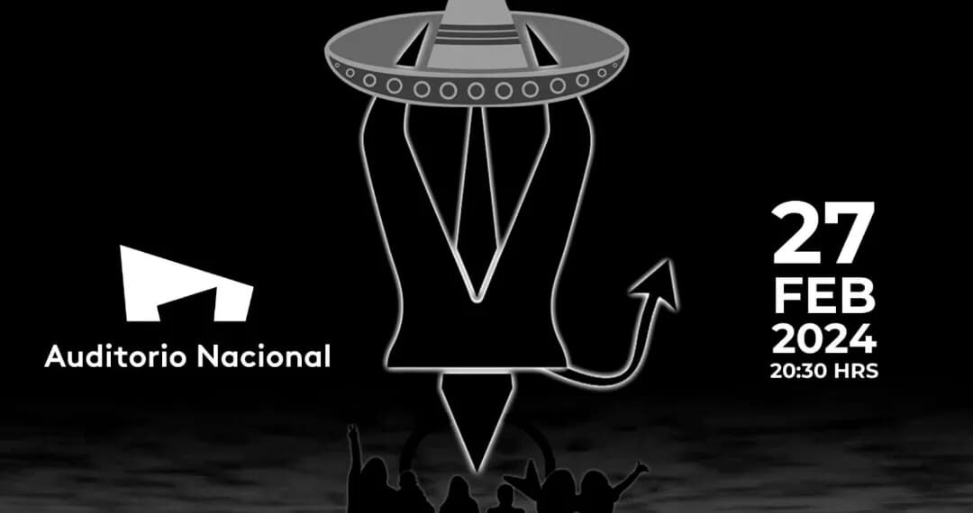 Los Ángeles Del Infierno se presentarán el martes 27 de febrero de 2024 en el auditorio nacional de la CDMX
