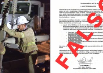 CFE desmiente comunicado de futuros apagones en el Edomex