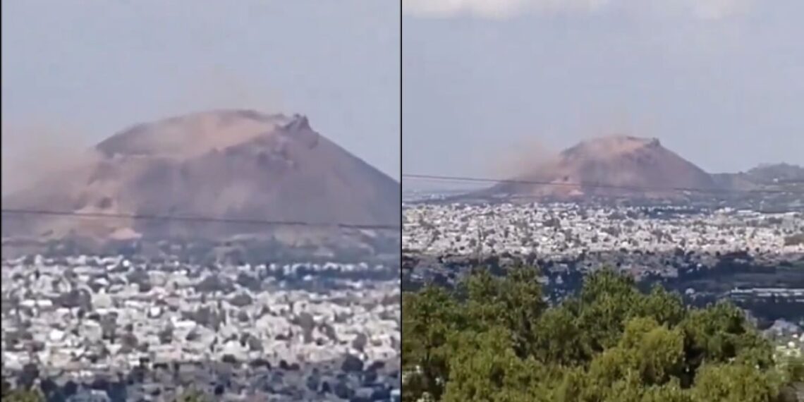 Desmienten desgajamiento del cerro de Minas tras sismo, en Iztapalapa