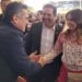 Laura Barrera acompaña a Manolo Jiménez en toma de protesta como gobernador de Coahuila