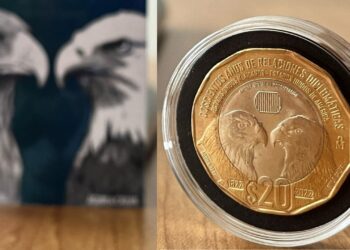 Inicia circulación de moneda conmemorativa por 200 años de relación México-EUA
