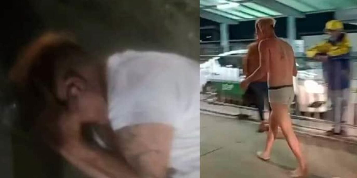 Taxistas en SLP dan golpiza a presunto asaltante cerca de Terminal Terrestre