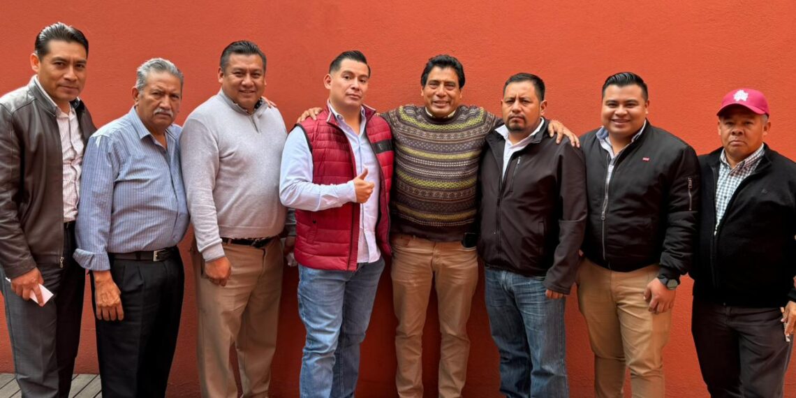 Se reúne Sergio Angelo con Presidentes de Juntas Auxiliares de San Pedro Cholula