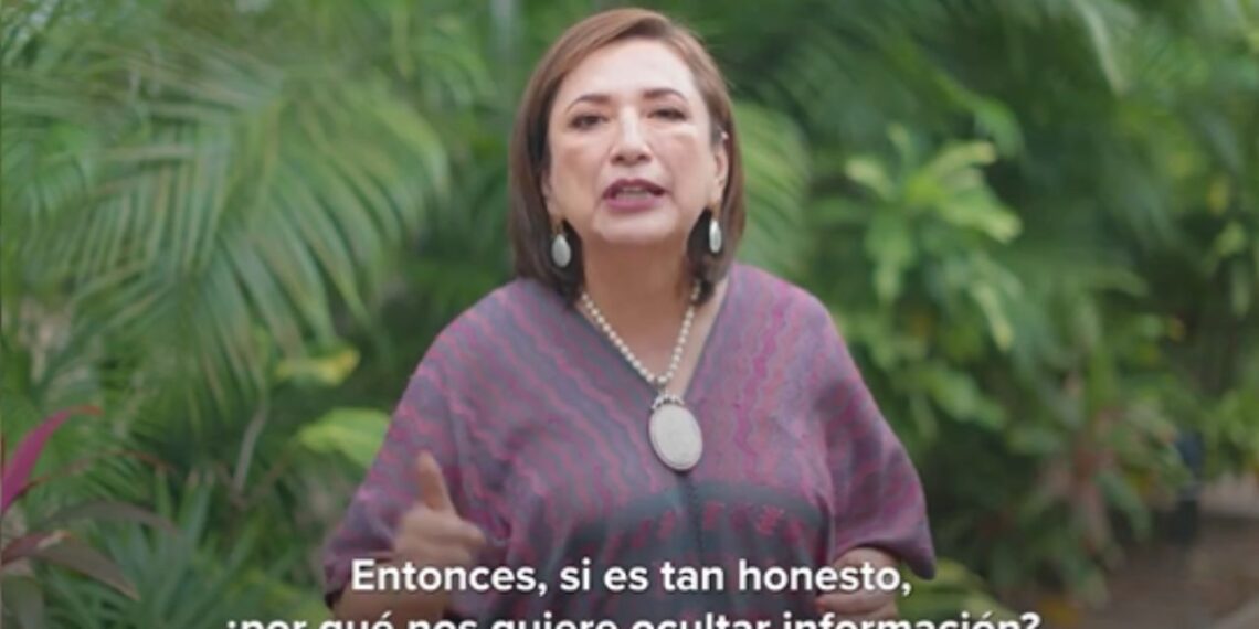 AMLO quiere desaparecer al INAI para ocultar información, acusa Xóchitl Gálvez