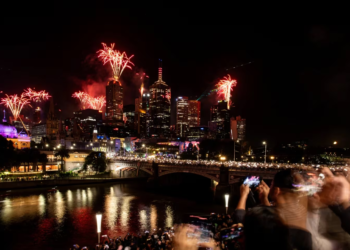 Así fueron los primeros festejos de Año Nuevo 2024