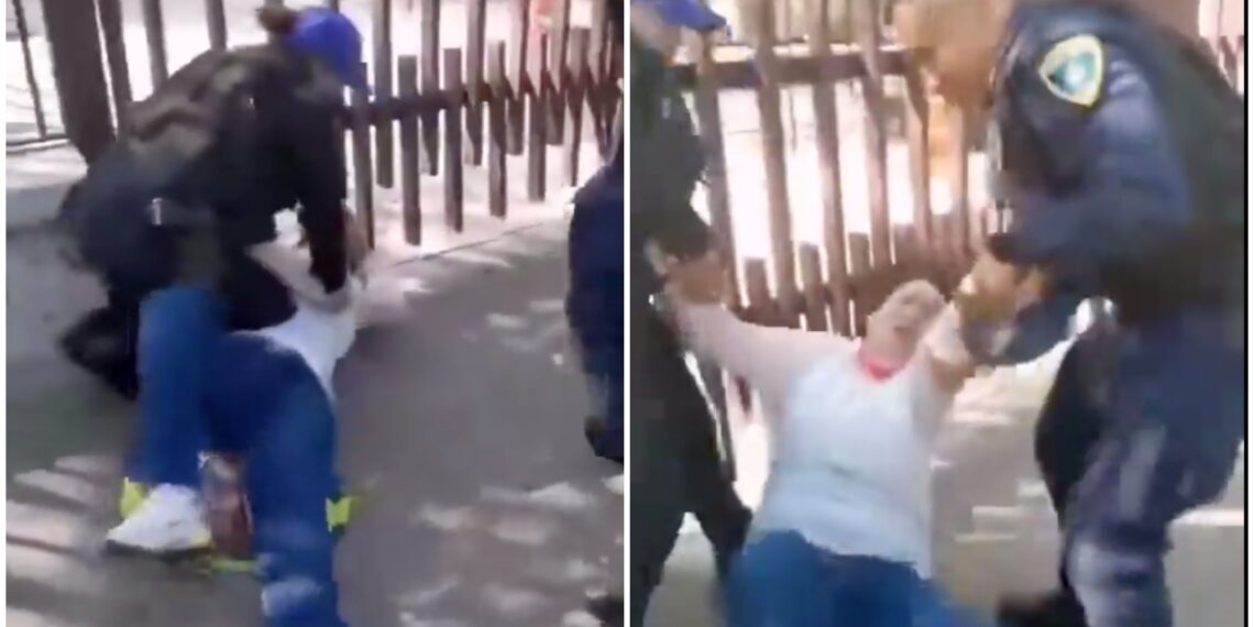 Entre jalones y gritos graban detención violenta; SSC justifica acción