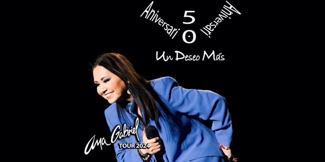 ANA GABRIEL anuncia nuevas fechas en México en 2024