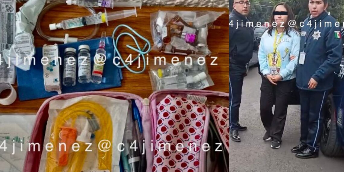 Residentes del Siglo XX del IMSS protestan por detención de compañera por presunto robo