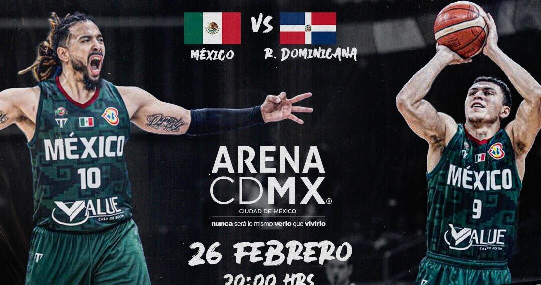 El deporte ráfaga en la Arena CDMX con México vs República Dominicana