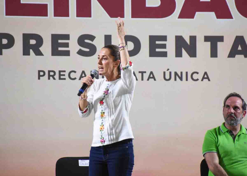 Claudia Sheinbaum inicia gira por Chihuahua
