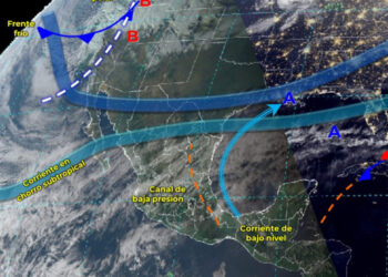 Entrada de frente frío 26 causará lluvias, tolvaneras y heladas en México