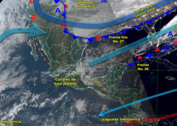 El frente frío 27 provocará ambiente gélido con temperaturas