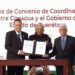 López Obrador firma convenio con Conagua y Querétaro para garantizar abasto en la entidad