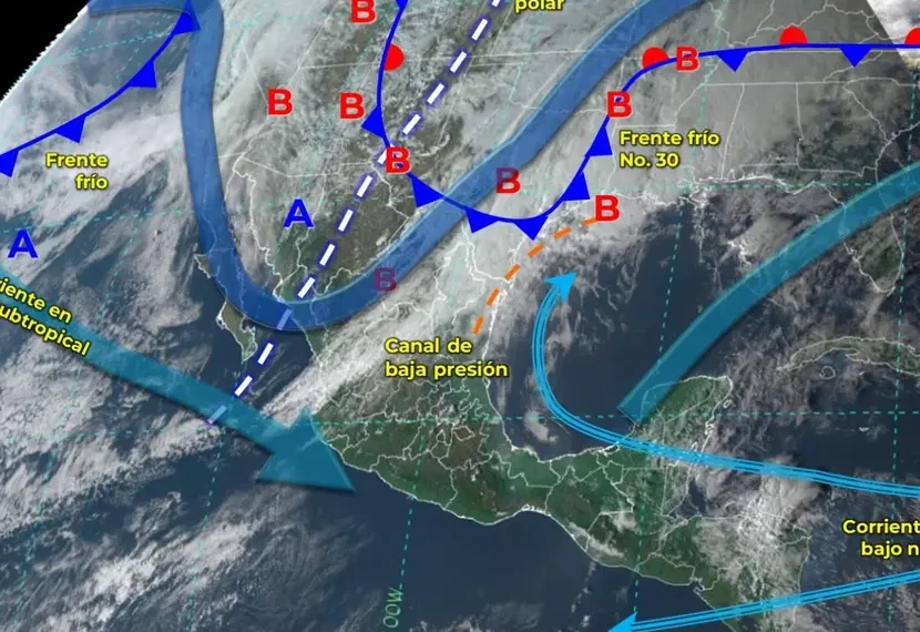 Se esperan heladas por frente frío 30