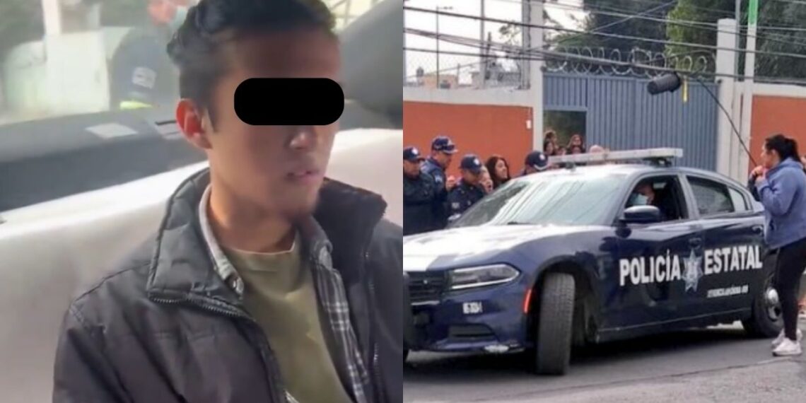Arrestan a joven que presuntamente abuso de menor en primaria de Coacalco