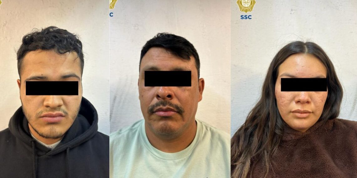 Arrestan a presuntos asaltantes de usuarios de casas de cambio del AICM