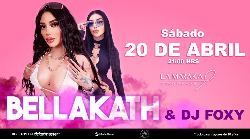 Bellakath se presentará en el Centro de espectáculos «La Maraka»