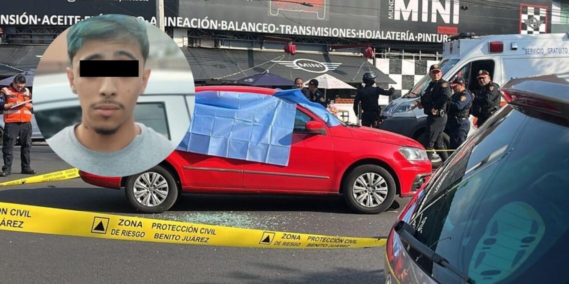 Detienen a sujeto que mató a conductor durante conflicto vial en la Narvarte