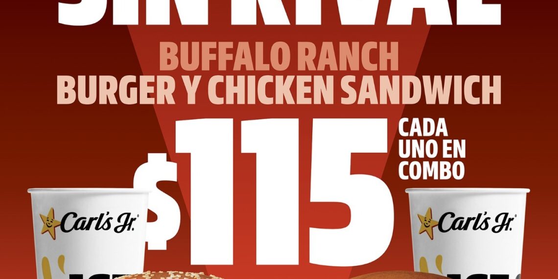 ¡Sabor sin rival: un “búfalo” desbocado de intensidad! Así es la nueva oferta de Carl’s Jr.
