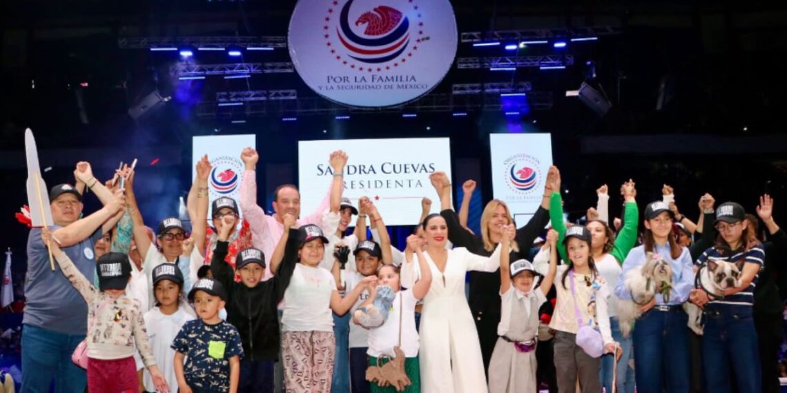 Sandra Cuevas presenta su organización política la cual buscará ser partido