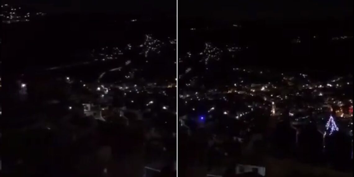 Habitantes de Taxco iluminan la noche para exigir seguridad