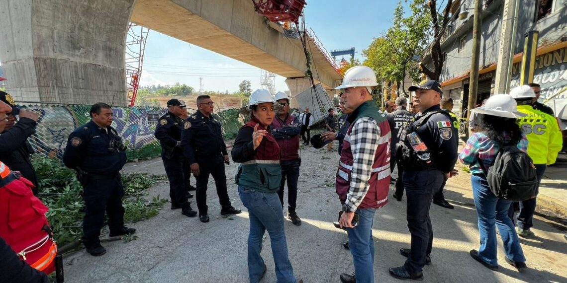 Retiran estructura del Tren Interurbano que colapsó en Observatorio