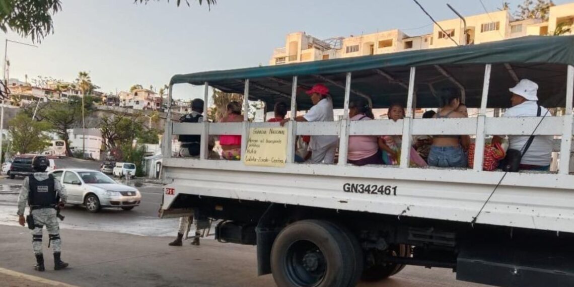 Continúa crisis de transporte en Acapulco: 6 días y contando